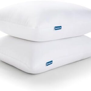 Bedsure Queen Size Bed Pillows for Sleeping, Fluffy Pillows Queen Size, Set of 2, Soft and Supportive, Hotel Quality, Original Down Alternative Filling for Side, Back Sleepers, 2 Pack