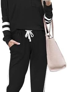 RUBZOOF Lounge Sets for Women 2 Piece Casual Travel Sweatsuits Outfits Loungewear Matching Sets Women Clothing S-3XL