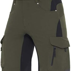 XKTTAC Men's Outdoor Quick Dry Lightweight Stretchy Shorts for Hiking, Tactical, Camping, Travel with 6 Pockets