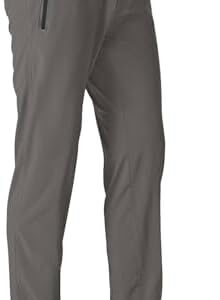 TBMPOY Men's Lightweight Hiking Travel Pants Breathable Athletic Fishing Active Joggers Zipper Pockets