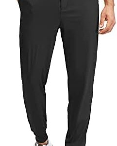 Soothfeel Men's Golf Joggers Pants with 5 Pockets Slim Fit Stretch Sweatpants Running Travel Dress Work Pants for Men