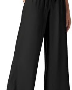 Willit Women's Wide Leg Pants Swim Beach Pants UPF 50+ Lightweight Travel Quick Dry Sun Protective 29" 31"