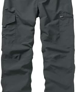Mens Hiking Pants Quick Dry UPF 50 Travel Fishing Safari Cargo Pants Boy Scout Pants