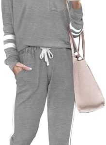 RUBZOOF Lounge Sets for Women 2 Piece Casual Travel Sweatsuits Outfits Loungewear Matching Sets Women Clothing S-3XL