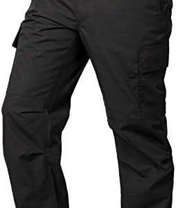 LAPG Men's Core Cargo Tactical Pants, Stretch Waistband, Lightweight & Durable Ripstop CCW Cargo Pants for Men