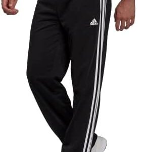 adidas Men's Essentials Warm-Up Open Hem 3-Stripes Tracksuit Pants