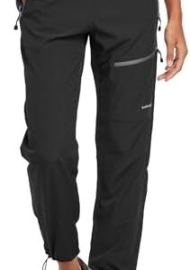 baleaf Women's Hiking Pants Quick Dry Lightweight Water Resistant Elastic Waist Cargo Pants for All Seasons
