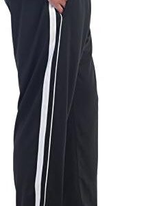 Gioberti Mens Athletic Track Pants with Zip Bottom