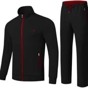 Men's Tracksuits 2 Piece Outfits Full Zip Sports Sweatsuit Jogging Suits