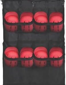 Champion Sports Helmet Bag: Softball & Baseball Sports Equipment Caddy with Hanging Hooks
