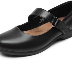 DREAM PAIRS Womens Ballet Mary Jane Flats, Comfortable Business Office Dress Shoes for Women Dressy and Work with Ankle Strap