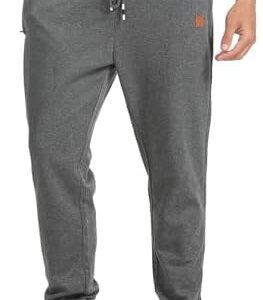 Surenow Men's Athletic Sweatpants Active Workout Jogger Pants for Men with Pockets Tapered Drawstring Gym Running Track Pants