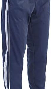 Gioberti Mens Athletic Track Pants with Ribbed Zipper Ankle Cuff