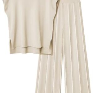LILLUSORY 2 Piece Sets for Women Summer Vacation 2025 Lounge Outfits Matching Two Pcs Spring Knit Tracksuits Sweat Suits
