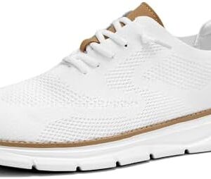 Mens Casual Dress Oxfords Shoes Fashion Mesh Business Walking Work Slip on Sneakers Comfortable Lightweight Soft Sole