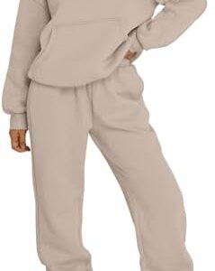 Trendy Queen Sweatsuits Women 2 Piece Outfit Two Piece Lounge Sets Hoodies and Sweatpants Fall Fashion Clothes 2025 Tracksuit