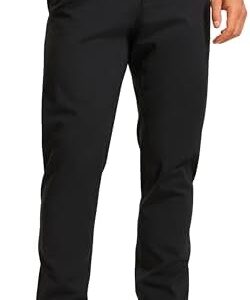CRZ YOGA Mens 4-Way Stretch Golf Joggers with Pockets 30"/32" - Track Gym Athletic Workout Hiking Pants