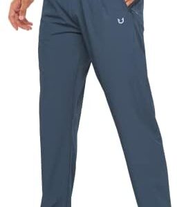 NORTHYARD Men's Athletic Running Joggers Workout Gym Pants Lightweight Jogging Track Casual Pant with Zipper Pockets
