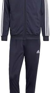 adidas Men's Size Basic 3-Stripes Tricot Track Suit