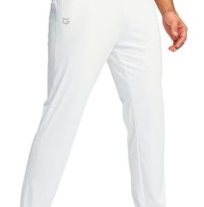 G Gradual Men's Sweatpants with Zipper Pocket Workout Athletic Track Pants Stretch Tapered Joggers for Gym Running Jogging