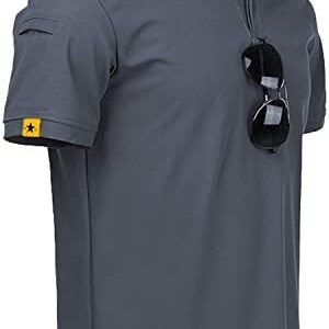 V VALANCH Mens Polo Shirts Short Sleeve Moisture Wicking Golf Polo Athletic Collared Shirt Tennis T-Shirt Tops