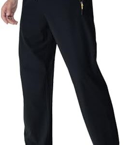 Rapoo Mens Lightweight Hiking Pants Quick Dry Stretch Joggers for Running Workout Casual
