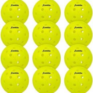Franklin Sports X-40 Outdoor Pickleballs - Official Ball of USA Pickleball, APP Tour + Pickleball US Open - 3 Packs, 12 Packs, 36 Pickleball Buckets, 50, 100 + 400 Bulk Packs of Regulation Pickleballs