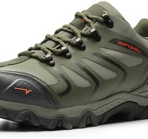 NORTIV 8 Men's Low Top Waterproof Hiking Shoes Trekking Trails Outdoor Work Shoes
