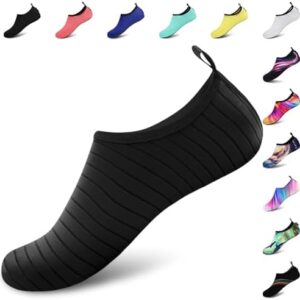 VIFUUR Water Sports Shoes Barefoot Quick-Dry Aqua Yoga Socks Slip-on for Men Women