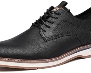 DECARSDZ Mens Dress Shoes Casual Oxford Shoes Business Formal Shoes Use for Business Social Gatherings Wedding Travel