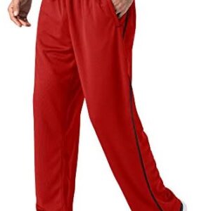 MAGNIVIT Men's Lightweight Sweatpants Loose Fit Open Bottom Mesh Athletic Pants with Zipper Pockets