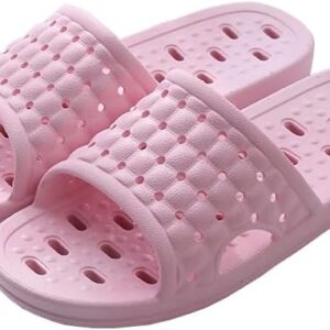 Quick Drying Shower Slippers for Women Men, Non Slip Lightweight Open-toe Travel-friendly Breathable Shoes Slide Slippers for Bathroom,Indoor,Outdoor