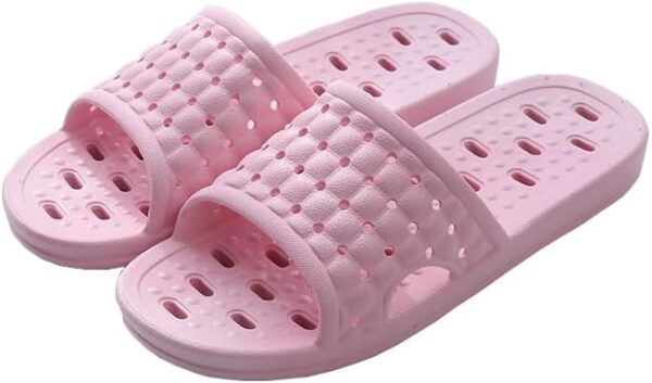 Quick Drying Shower Slippers for Women Men, Non Slip Lightweight Open-toe Travel-friendly Breathable Shoes Slide Slippers for Bathroom,Indoor,Outdoor