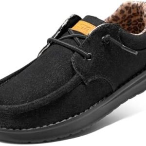 STQ Women's Lace up Loafers丨Orthopedic Comfotable Ultralight Boat Casual Shoes with Arth Support