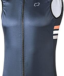 Men's Windbreaker Vest Windproof Sleeveless Jacket Visibility Safety Gilet Super-Light Coat Active