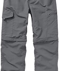 Mens Hiking Pants Convertible Lightweight Quick Dry Zip Off Fishing Safari Camping Travel boy Scout Pants