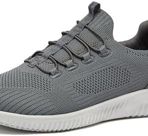 Avia Air Slip On Shoes for Men - Casual Comfortable Athletic Tennis Walking Sneakers for Men with Memory Foam - Sizes 7 to 16, Medium and Extra Wide Width - Black, Grey, Navy Blue & White Mens Shoes