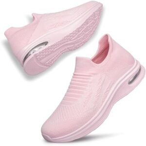 YHOON Womens Walking Shoes Slip on Running Shoes Lightweight Workout Gym Shoes Breathable Casual Sneakers