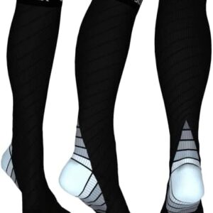 Physix Gear Compression Socks 20-30 mmHg - Men & Women - Running, Nurses, Shin Splints, Flight, Travel