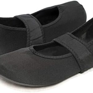 Futsole Women's Soft-Sided Shoes for Indoors/Outdoors, Foldable & Flexible Footwear for Sport, Exercise, Yoga or Travel, Dance Shoes