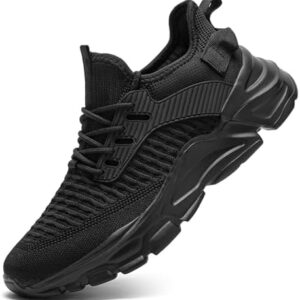 Men's Slip on Walking Shoes Tennis Running Sneakers Lightweight Breathable Casual Soft Sole Comfort Work Gym Trainers