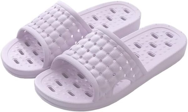 Quick Drying Shower Slippers for Women Men, Non Slip Lightweight Open-toe Travel-friendly Breathable Shoes Slide Slippers for Bathroom,Indoor,Outdoor