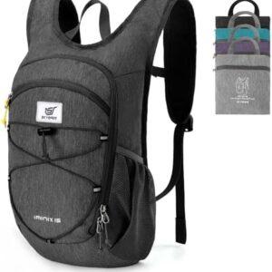 SKYSPER 15L/20L Foldable Hiking Backpack Lightweight Packable Travel Daypack with Chest Strap Small Folding Pack for Walking