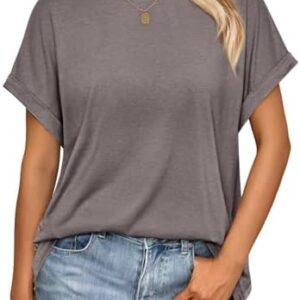 AUTOMET Womens Summer Tops Oversized Short Sleeve Business Casual T Shirts Trendy Fashion Clothes Spring Outfits 2025