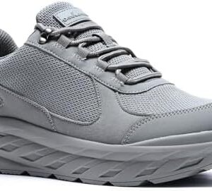 OrthoComfoot Men's Orthopedic Diabetic Wide Walking Shoes: Comfortable Plantar Fasciitis Fashion Sneakers with Arch Support for Swollen, Casual Hammer Toes Shoes for Foot and Heel Pain Relief