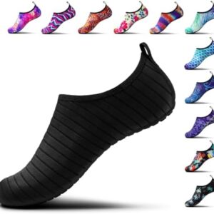 SIMARI Water Shoes for Women Men Aqua Socks Swim Surf Beach Barefoot Yoga Travel Camping Essentials Kayak Boat Accessories Quick-Dry Non Slip Adult Youth SWS002