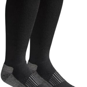Dickies Men's Light Compression Comfort Over-The-Calf Socks, Available in M-XXL (2, 4 Pairs)