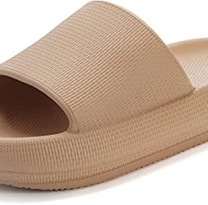 BRONAX Pillow Slippers for Women and Men | House Slides Shower Sandals | Cushioned Thick Sole