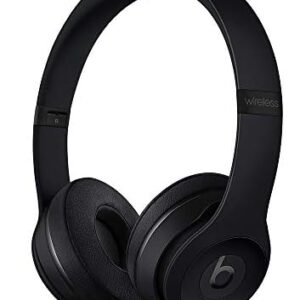 Beats Solo3 Wireless On-Ear Headphones - Apple W1 Headphone Chip, Class 1 Bluetooth, 40 Hours of Listening Time, Built-in Microphone - Black