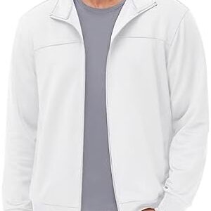 MAGCOMSEN Men's Track Jackets Lightweight Full-Zip Casual Coat Workout Running Athletic Active Jacket With Pockets